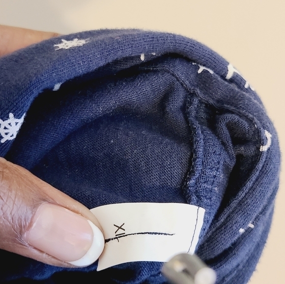 J. Crew Mercantile | Men's Quarter Button Anchor Wheel Navy Shirt (Size XL) - Picture 7 of 13